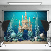 Lofaris Undersea Castle Balloon Birthday Cake Smash Backdrop